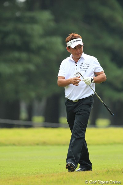 2011年 日本オープンゴルフ選手権競技 初日 平塚哲二   PANASONIC OPEN王者、今日は＋3 で56T