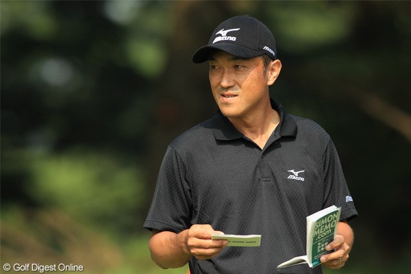 2011年 日本オープンゴルフ選手権競技 2日目 佐藤信人 ショット、パットともに冴え、2日間アンダーパーをマークしている佐藤信人
