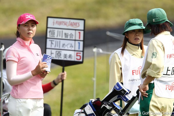 2011年 富士通レディース 初日 上原美希