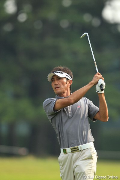 2011年 日本オープンゴルフ選手権競技 2日目 河井博大 TOTAL+3で28Tで二日目終了。