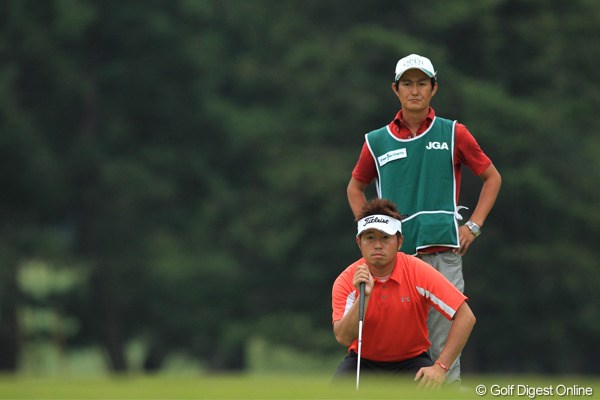 2011年 日本オープンゴルフ選手権競技 2日目 松村道央 今日はスコアを1つ伸ばして7T。18Hのボギーは痛かった。
