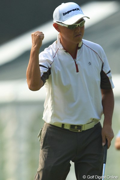2011年 日本オープンゴルフ選手権競技 2日目 谷口徹 13Hでナイスバーディー！TOTAL +3 28T