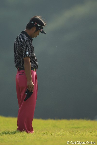 2011年 日本オープンゴルフ選手権競技 2日目 池田勇太 靴がラフで見えないのわかりますか？ 深いところは本当に深い今回の大会。