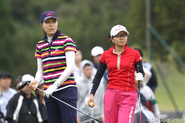 2011年 富士通レディース 2日目 服部真夕＆上原彩子