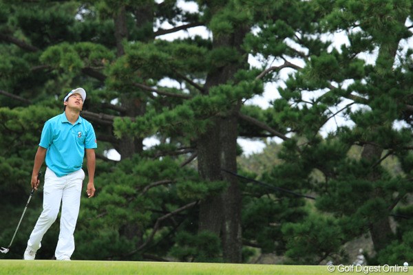 2011年 日本オープンゴルフ選手権競技 3日目 松山英樹 7Hのバーディパット・・・残念！！