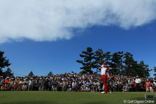 2011年 日本オープンゴルフ選手権競技 最終日 石川遼 8H Tee Shot
