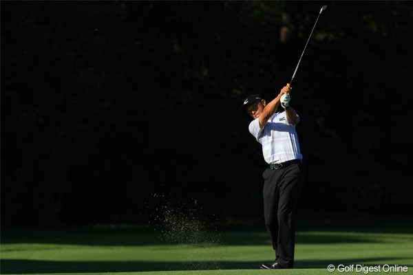 2011年 日本オープンゴルフ選手権競技 最終日 佐藤信人 11H 2nd shot この時まだ首位でした。