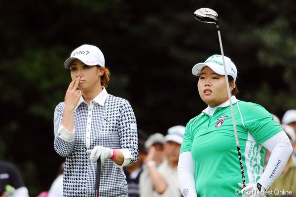 2011年 マスターズGCレディース 初日 古閑美保、アンソンジュ 