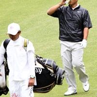 男は黙って缶コーヒー、でも3位タイ 2011年 ブリヂストンオープンゴルフトーナメント 2日目 原口鉄也
