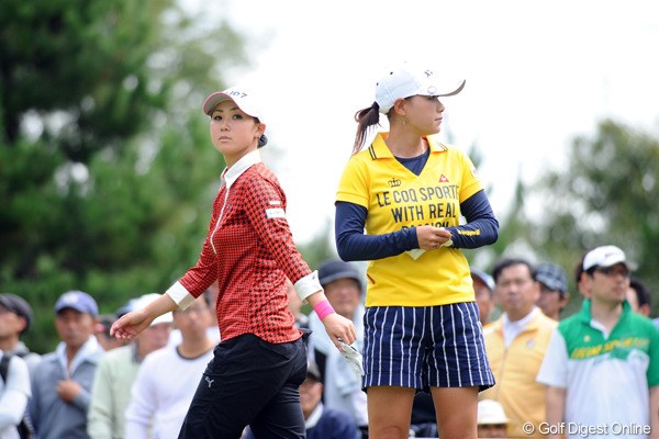 2011年 マスターズGCレディース 2日目  古閑美保＆横峯さくら