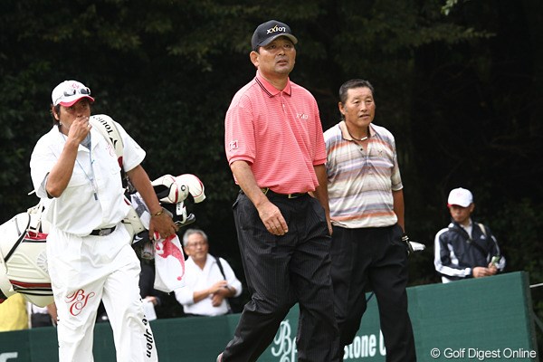 2011年 ブリヂストンオープンゴルフトーナメント  3日目 中嶋常幸、尾崎将司  ジャンボはレギュラーツアー目標、トミーはシニアプレーヤー（ジャンボ談）