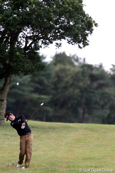 2011年 ブリヂストンオープンゴルフトーナメント  最終日  松村道央  スコア3つ伸ばして10アンダー「もうちょっとですね～」
