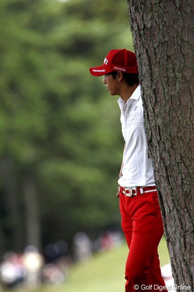 2011年 ブリヂストンオープンゴルフトーナメント  最終日  石川遼  集中・・・？