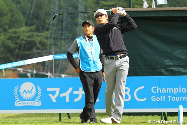 2011年 マイナビABCチャンピオンシップゴルフトーナメント 事前 キム・キョンテ 大会連覇に向けて最終調整を行ったキム･キョンテ
