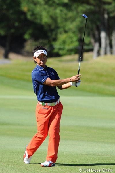 2011 マイナビABCチャンピオンシップゴルフトーナメント 初日 藤田寛之 噛み合わせが良かったという藤田寛之が2位タイの好スタート
