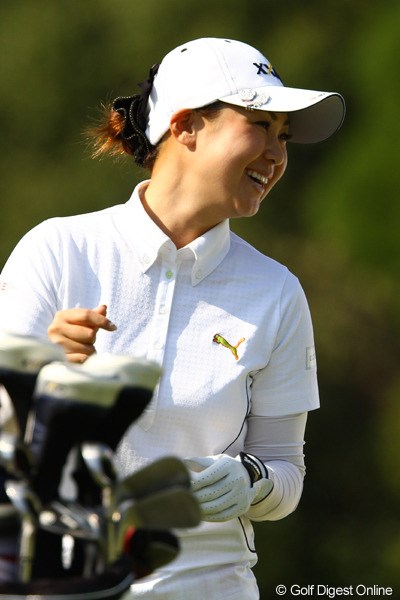 2011年 樋口久子 森永製菓ウィダーレディス 初日 古閑美保