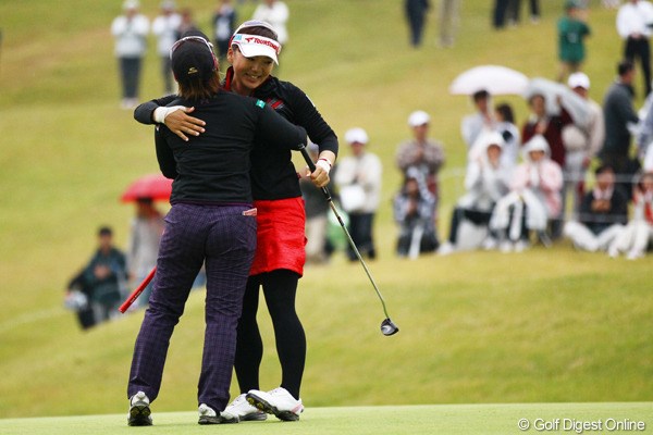 2011年 樋口久子 森永製菓ウイダーレディス 最終日 有村智恵 馬場ゆかり
