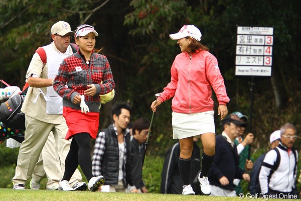 2011年 樋口久子 森永製菓ウイダーレディス 最終日 有村智恵と宮里美香