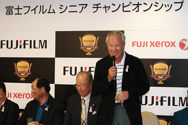 2011年 富士フイルムシニアチャンピオンシップ 事前 記者会見 青木功