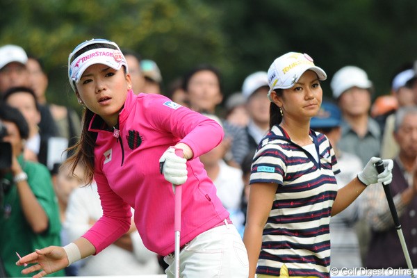 2011年 ミズノクラシック 初日 宮里藍＆有村智恵