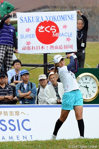 2011年 ミズノクラシック 2日目 横峯さくら
