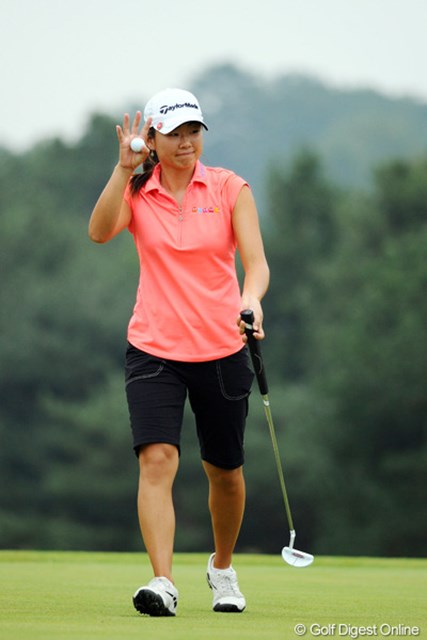 張替美那 ハリガエ ミナ 3位タイにじわり浮上 国内女子ツアー Lpga Gdo ゴルフダイジェスト オンライン