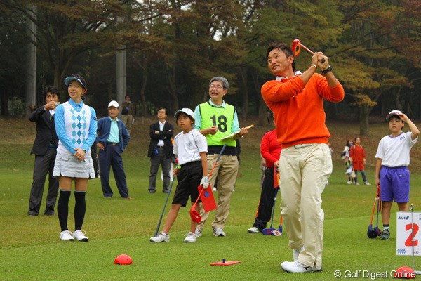 2011年 第9回スナッグゴルフ対抗戦 JGTOカップ全国大会 宮本勝昌 キャプテンとして出場した宮本勝昌は9ホールで14アンダーを記録