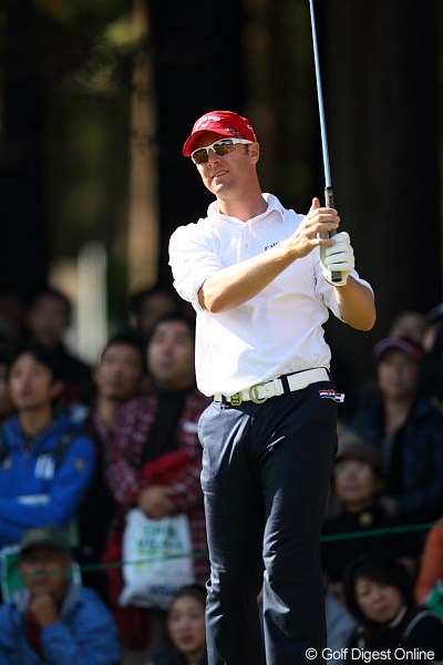 このファッションでこの赤い帽子はいけてない 11年 三井住友visa太平洋マスターズ 3日目 ブレンダン ジョーンズ フォトギャラリー Gdo