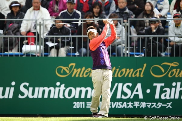 2011年 三井住友VISA太平洋マスターズ 3日目 藤田寛之 上位陣には40代のベテランがズラリ。藤田寛之は最終日も安定したゴルフを見せたい