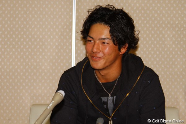 2011年 ザ・プレジデンツカップ 石川遼 海外の強豪選手とのコミュニケーションを楽しみにしていると話す石川遼