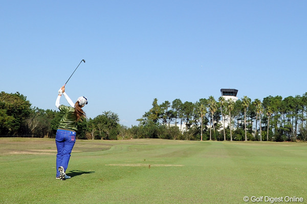 上田桃子、今週の出場登録は無事完了
