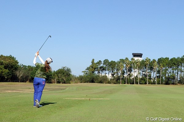 2011年  LPGAツアーチャンピオンシップリコーカップ 事前  上田桃子