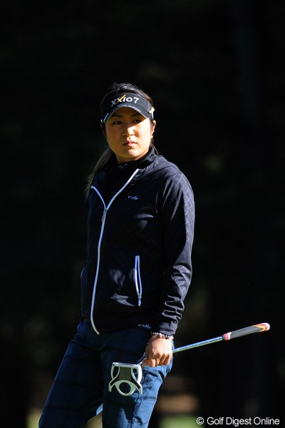 2011年 LPGAツアーチャンピオンシップリコーカップ 初日 藤本麻子 初優勝以降、自信が出てきたという藤本麻子。もともと潜在能力は高いだけに、期待は大きい！