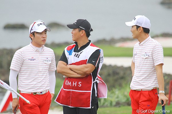 2011年 オメガミッションヒルズワールドカップ 3日目 キム・ヒョンソン＆朴星俊