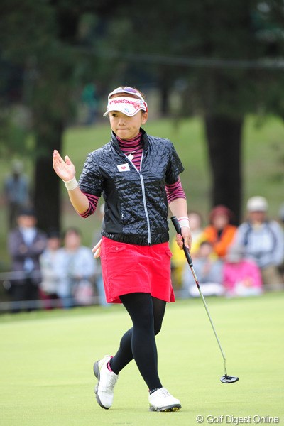 2011年 LPGAツアーチャンピオンシップリコーカップ 最終日 有村智恵