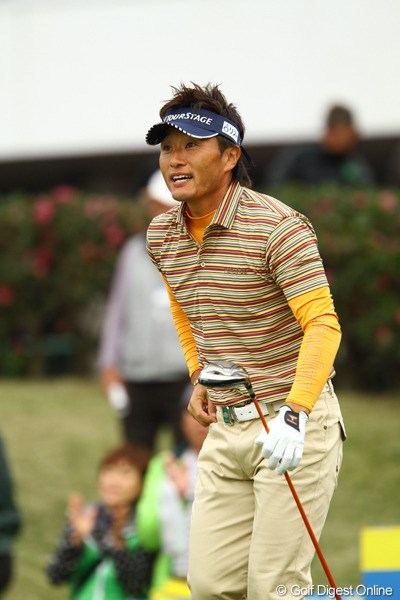 2011年 カシオワールドオープンゴルフトーナメント 最終日 宮本勝昌 戦う選手会長の大記録は残念ながらストップ。来シーズンに再スタートを切る。