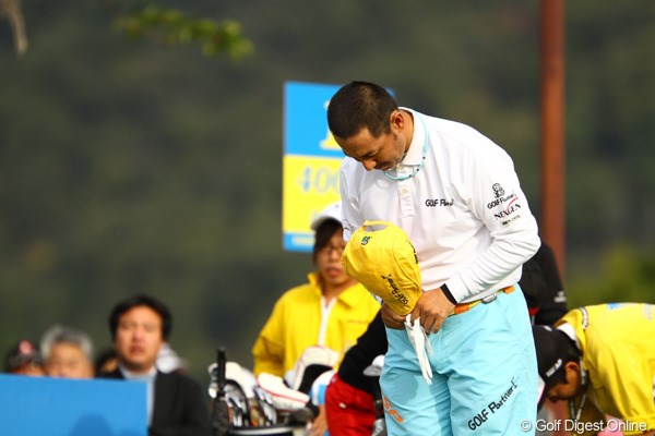 2011年 カシオワールドオープンゴルフトーナメント 最終日 すし石垣 3年ぶりのシード権復帰です。おめでとう！