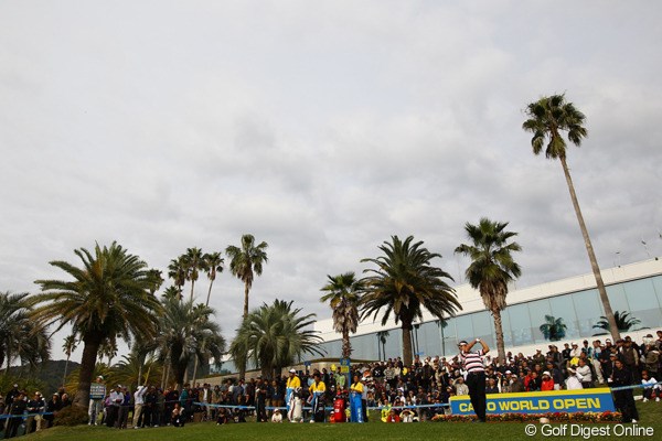 2011年 カシオワールドオープンゴルフトーナメント 最終日 最終組10番ホール シーソーゲームは後半戦へ。