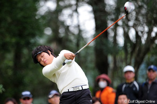 2011年 LPGAツアーチャンピオンシップリコーカップ 最終日 野村敏京 米ツアーより日本ツアー。来年は国内重視の方針に切り替えた野村敏京