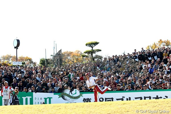 2011年 ゴルフ日本シリーズJTカップ 最終日 石川遼 最終日天候にも恵まれギャラリー16，478人