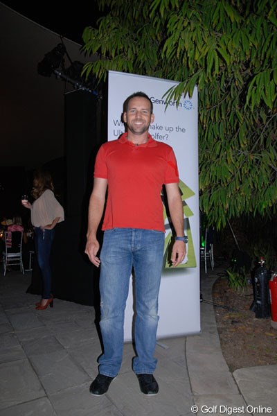 2011年 欧州男子ツアーアワード セルヒオ・ガルシア Y-3 ヨウジヤマモトのポロシャツがお似合いのガルシ