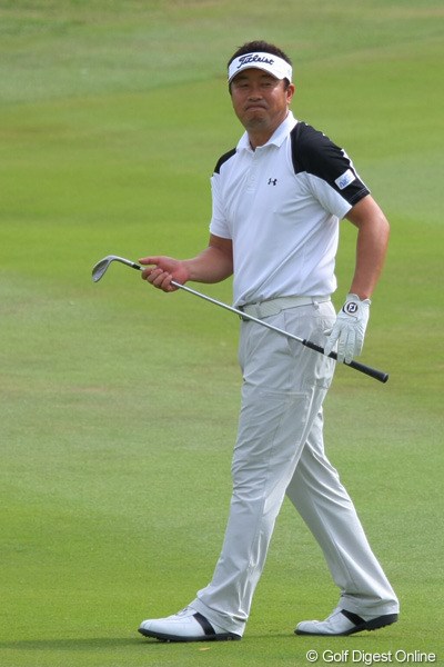 2011年 タイゴルフ選手権 3日目 丸山大輔 アプローチもきっちり寄ります。日本勢最高位の7位に
