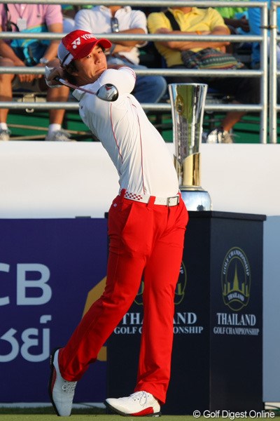 2011年 タイランドゴルフ選手権 最終日 石川遼 今季の公式戦最終ラウンドに挑んだ石川遼は1オーバーに終わった