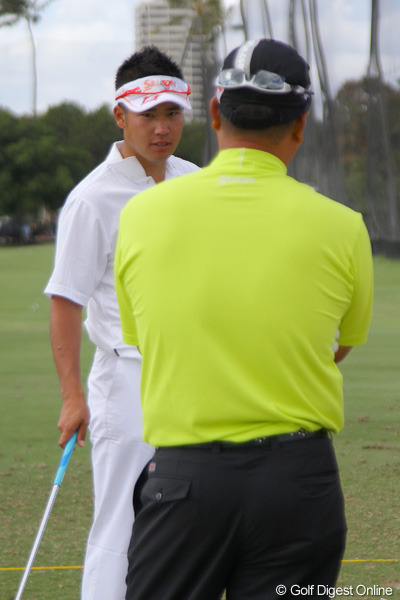 松山、小田孔の助言に“飛ばし”への手ごたえ