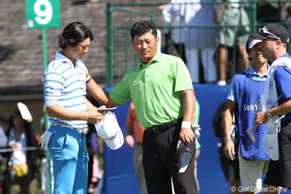 2012年 ソニーオープンinハワイ 初日 石川遼 チェ・キョンジュ