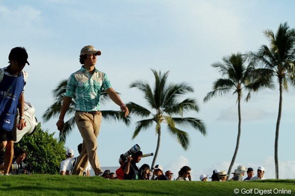 2012年 ソニーオープンinハワイ 2日目 石川遼 ショットそのものの調子は良かったものの、結果は予選落ち。次の試合は2週間後だ