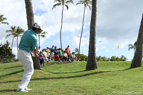 2012年 ソニーオープンinハワイ 2日目 武藤俊憲 前半の好調がまるでうそのように後半は大崩れ。かくもゴルフは恐ろしい