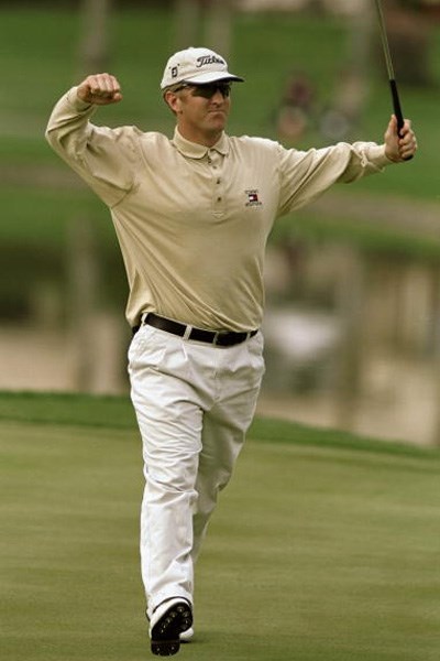 99年にはデビッド・デュバルがPGAツアー史上3人目の「59」をマークし大逆転優勝を飾った※写真は99年ボブホープ・クライスラークラシック（Harry How/Getty Images）