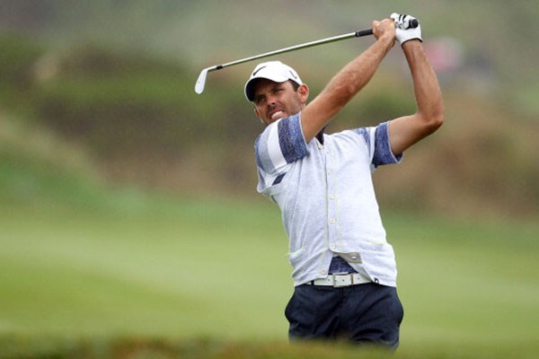 2012年 ボルボゴルフチャンピオンズ 3日目 チャール・シュワルツェル この日は5アンダーパーをマークして、1打差3位につけたC.シュワルツェル（Richard Heathcote／Getty Images）