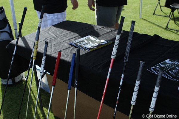 2012年 PGAショー デモDay Full Release Grip Feel Golf社の提供するFull Release Grip。クラブのヘッドスピードを上げる効果があるとのこと